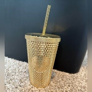 Starbucks Gold Studded Tumbler